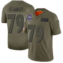 Men's Ronnie Stanley Baltimore Ravens No.79 Limited 2019 Salute to Service Jersey - Camo