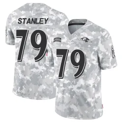 Men's Ronnie Stanley Baltimore Ravens No.79 Limited 2024 Salute to Service Jersey - Arctic Camo
