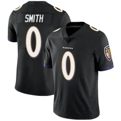 Men's Roquan Smith Baltimore Ravens No.0 Limited Alternate Vapor Untouchable Jersey - Black