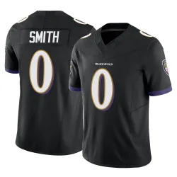 Men's Roquan Smith Baltimore Ravens No.0 Limited Vapor F.U.S.E. Jersey - Black