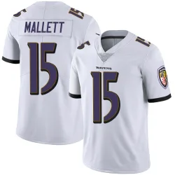 Men's Ryan Mallett Baltimore Ravens No.15 Limited Vapor Untouchable Jersey - White