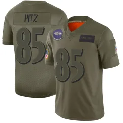Men's Sam Pitz Baltimore Ravens No.85 Limited 2019 Salute to Service Jersey - Camo