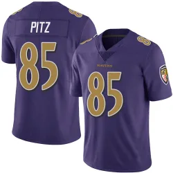 Men's Sam Pitz Baltimore Ravens No.85 Limited Team Color Vapor Untouchable Jersey - Purple