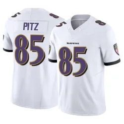 Men's Sam Pitz Baltimore Ravens No.85 Limited Vapor F.U.S.E. Jersey - White