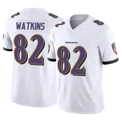 Men's Sammy Watkins Baltimore Ravens No.82 Limited Vapor F.U.S.E. Jersey - White