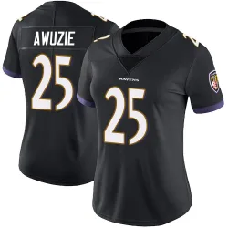 Women's Chidobe Awuzie Baltimore Ravens No.25 Limited Alternate Vapor Untouchable Jersey - Black