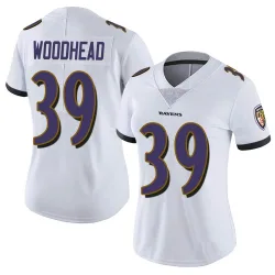 Women's Danny Woodhead Baltimore Ravens No.39 Limited Vapor Untouchable Jersey - White