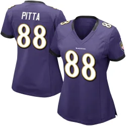 Women's Dennis Pitta Baltimore Ravens No.88 Limited Team Color Vapor Untouchable Jersey - Purple
