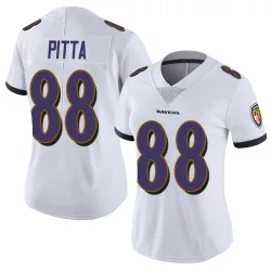 Women's Dennis Pitta Baltimore Ravens No.88 Limited Vapor Untouchable Jersey - White
