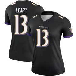 Women's Devin Leary Baltimore Ravens No.13 Legend Jersey - Black