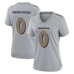 Women's Gerad Christian-Lichtenhan Baltimore Ravens No.0 Game Atmosphere Fashion Jersey - Gray