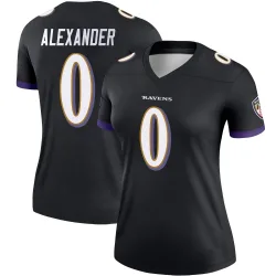 Women's Jaire Alexander Baltimore Ravens No.0 Legend Jersey - Black