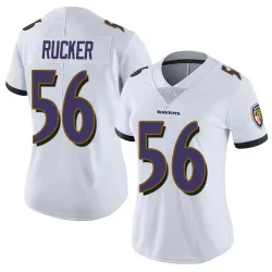 Women's Kaimon Rucker Baltimore Ravens No.56 Limited Vapor Untouchable Jersey - White