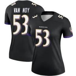 Women's Kyle Van Noy Baltimore Ravens No.53 Legend Jersey - Black
