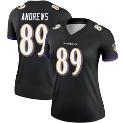 Women's Mark Andrews Baltimore Ravens No.89 Legend Jersey - Black