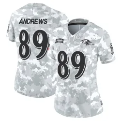 Women's Mark Andrews Baltimore Ravens No.89 Limited 2024 Salute to Service Jersey - Arctic Camo