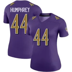 Women's Marlon Humphrey Baltimore Ravens No.44 Legend Color Rush Jersey - Purple