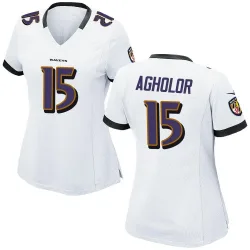 Women's Nelson Agholor Baltimore Ravens No.15 Game Jersey - White