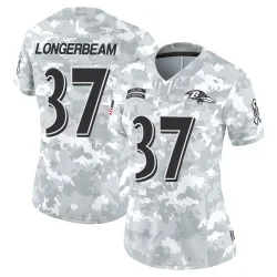 Women's Robert Longerbeam Baltimore Ravens No.37 Limited 2024 Salute to Service Jersey - Arctic Camo