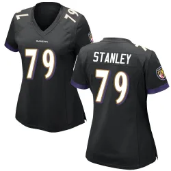 Women's Ronnie Stanley Baltimore Ravens No.79 Game Jersey - Black