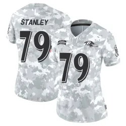 Women's Ronnie Stanley Baltimore Ravens No.79 Limited 2024 Salute to Service Jersey - Arctic Camo