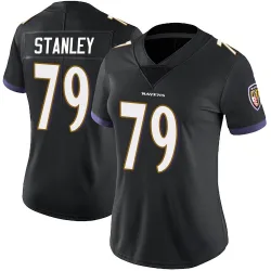 Women's Ronnie Stanley Baltimore Ravens No.79 Limited Alternate Vapor Untouchable Jersey - Black