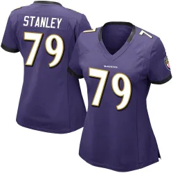 Women's Ronnie Stanley Baltimore Ravens No.79 Limited Team Color Vapor Untouchable Jersey - Purple