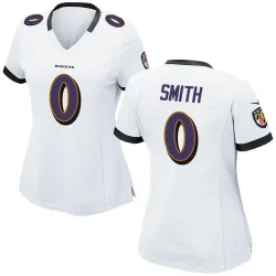 Women's Roquan Smith Baltimore Ravens No.0 Game Jersey - White