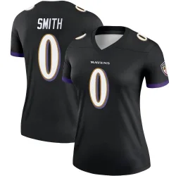 Women's Roquan Smith Baltimore Ravens No.0 Legend Jersey - Black