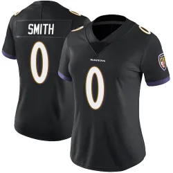 Women's Roquan Smith Baltimore Ravens No.0 Limited Alternate Vapor Untouchable Jersey - Black