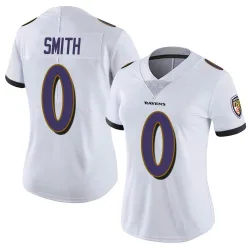 Women's Roquan Smith Baltimore Ravens No.0 Limited Vapor Untouchable Jersey - White