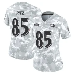 Women's Sam Pitz Baltimore Ravens No.85 Limited 2024 Salute to Service Jersey - Arctic Camo