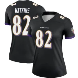 Women's Sammy Watkins Baltimore Ravens No.82 Legend Jersey - Black
