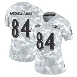 Women's Zaire Mitchell-Paden Baltimore Ravens No.84 Limited 2024 Salute to Service Jersey - Arctic Camo