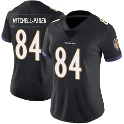 Women's Zaire Mitchell-Paden Baltimore Ravens No.84 Limited Alternate Vapor Untouchable Jersey - Black