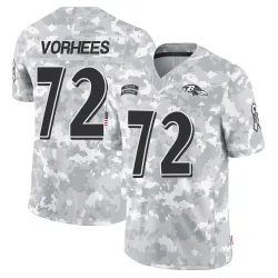 Youth Andrew Vorhees Baltimore Ravens No.72 Limited 2024 Salute to Service Jersey - Arctic Camo