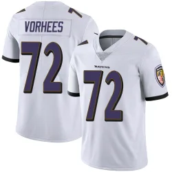 Youth Andrew Vorhees Baltimore Ravens No.72 Limited Vapor Untouchable Jersey - White