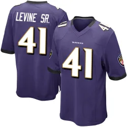 Youth Anthony Levine Sr. Baltimore Ravens No.41 Game Team Color Jersey - Purple