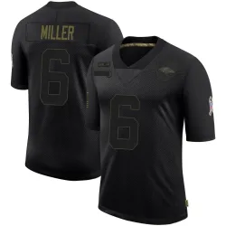 Youth Anthony Miller Baltimore Ravens No.6 Limited 2020 Salute To Service Jersey - Black