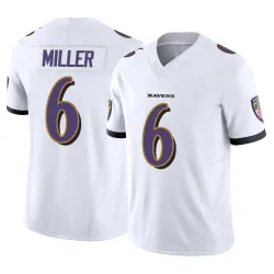 Youth Anthony Miller Baltimore Ravens No.6 Limited Vapor F.U.S.E. Jersey - White