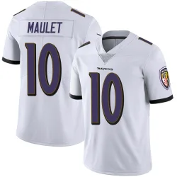 Youth Arthur Maulet Baltimore Ravens No.10 Limited Vapor Untouchable Jersey - White