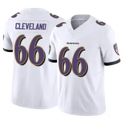 Youth Ben Cleveland Baltimore Ravens No.66 Limited Vapor F.U.S.E. Jersey - White