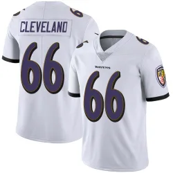 Youth Ben Cleveland Baltimore Ravens No.66 Limited Vapor Untouchable Jersey - White