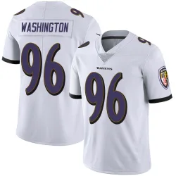 Youth Broderick Washington Baltimore Ravens No.96 Limited Vapor Untouchable Jersey - White