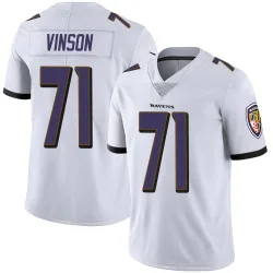 Youth Carson Vinson Baltimore Ravens No.71 Limited Vapor Untouchable Jersey - White