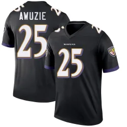 Youth Chidobe Awuzie Baltimore Ravens No.25 Legend Jersey - Black