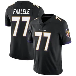 Youth Daniel Faalele Baltimore Ravens No.77 Limited Alternate Vapor Untouchable Jersey - Black