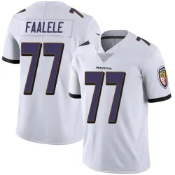Youth Daniel Faalele Baltimore Ravens No.77 Limited Vapor Untouchable Jersey - White
