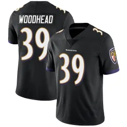Youth Danny Woodhead Baltimore Ravens No.39 Limited Alternate Vapor Untouchable Jersey - Black