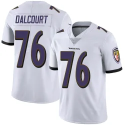 Youth Darrian Dalcourt Baltimore Ravens No.76 Limited Vapor Untouchable Jersey - White